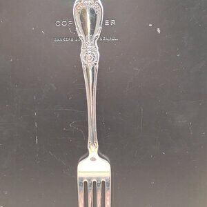 Oneida Community Stainless Steel Plantation pattern dinner fork floral 1990s